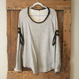 Oversized Free People Grey Sweater / Pullover